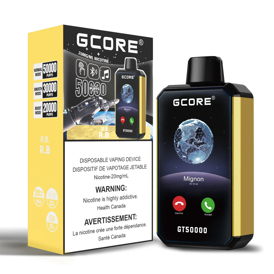 Gcore GT 50K Disposables- R.B