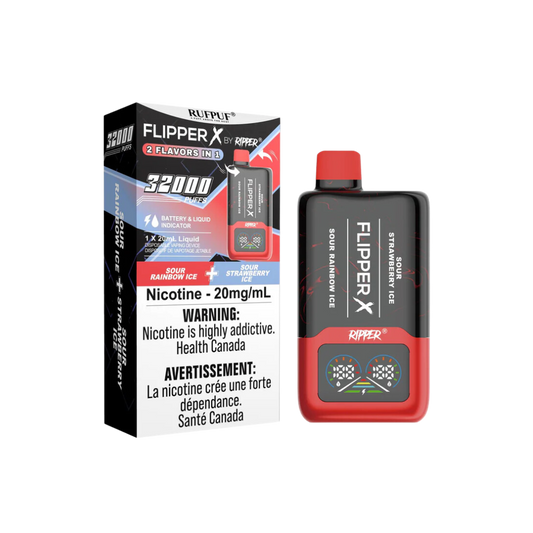 Flipper X 32K - Sour Rainbow Ice/Sour Strawberry Ice