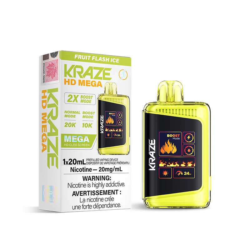 Kraze HD Mega Disposable - Fruit Flash Ice