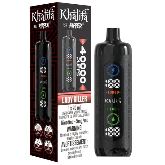 Lady Killer - Khalifa Bar by Ripper Hookah Vape 40k
